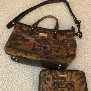 COPY - Brahmin shoulder/handbag only. Wallet has sold. Rare Copa Cabana series.